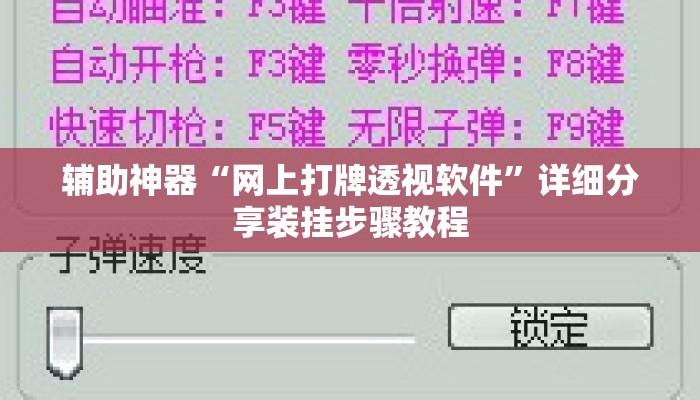 辅助神器“网上打牌透视软件”详细分享装挂步骤教程