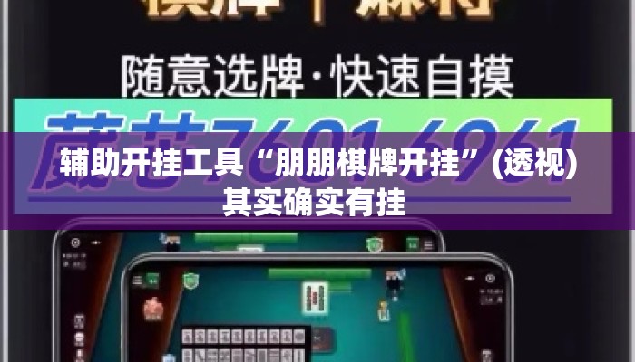辅助开挂工具“朋朋棋牌开挂”(透视)其实确实有挂 