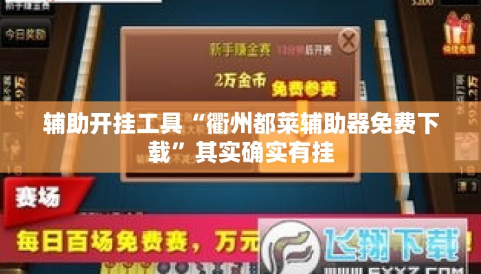 辅助开挂工具“衢州都莱辅助器免费下载	”其实确实有挂