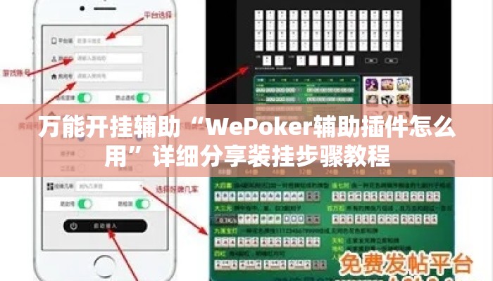 万能开挂辅助“WePoker辅助插件怎么用”详细分享装挂步骤教程