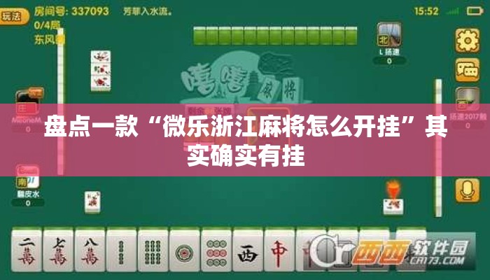 盘点一款“微乐浙江麻将怎么开挂”其实确实有挂