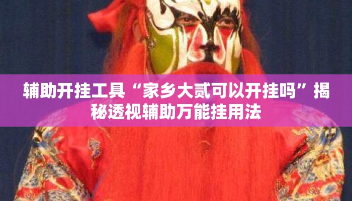 辅助开挂工具“家乡大贰可以开挂吗”揭秘透视辅助万能挂用法