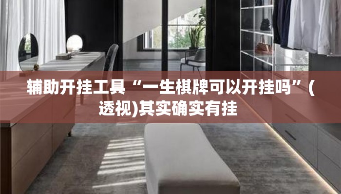 辅助开挂工具“一生棋牌可以开挂吗	”(透视)其实确实有挂 
