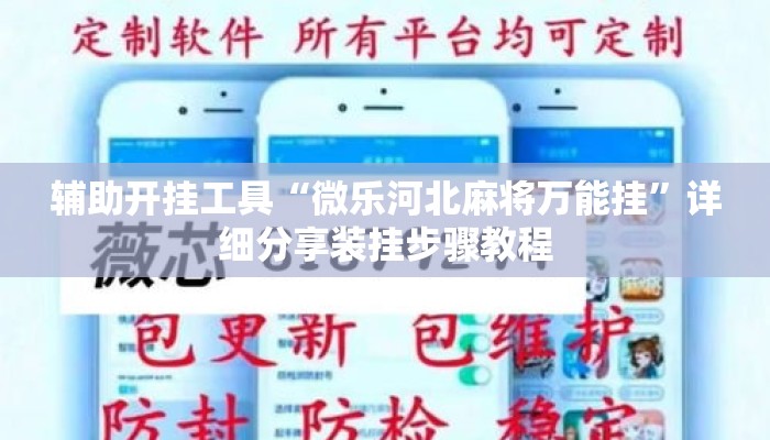 辅助开挂工具“微乐河北麻将万能挂”详细分享装挂步骤教程