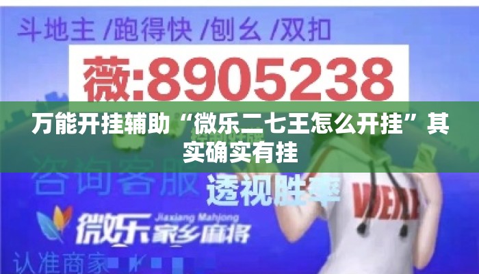 万能开挂辅助“微乐二七王怎么开挂	”其实确实有挂