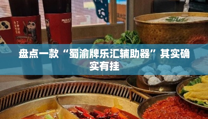 盘点一款“蜀渝牌乐汇辅助器	”其实确实有挂