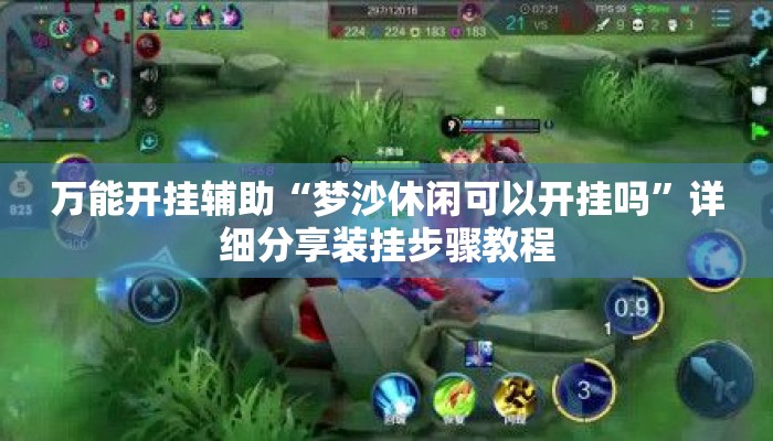 万能开挂辅助“梦沙休闲可以开挂吗”详细分享装挂步骤教程