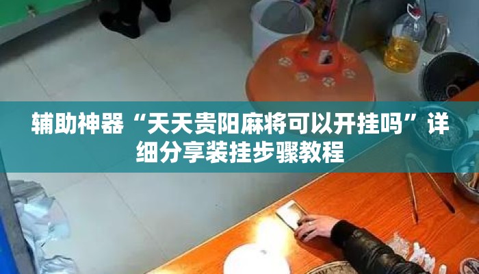 辅助神器“天天贵阳麻将可以开挂吗”详细分享装挂步骤教程