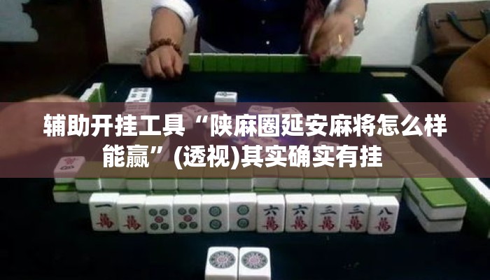 辅助开挂工具“陕麻圈延安麻将怎么样能赢”(透视)其实确实有挂 