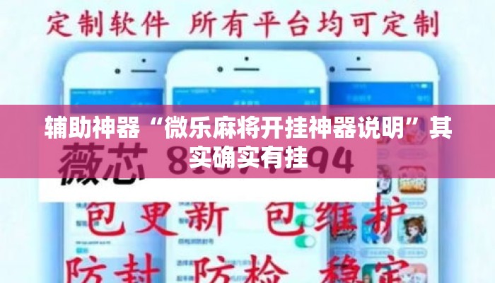 辅助神器“微乐麻将开挂神器说明	”其实确实有挂