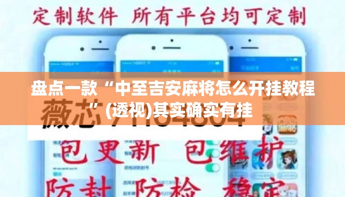 盘点一款“中至吉安麻将怎么开挂教程”(透视)其实确实有挂 