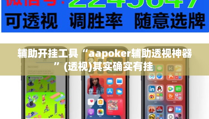 辅助开挂工具“aapoker辅助透视神器	”(透视)其实确实有挂 
