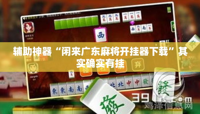 辅助神器“闲来广东麻将开挂器下载”其实确实有挂