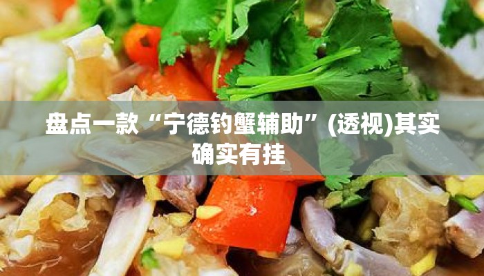 盘点一款“宁德钓蟹辅助	”(透视)其实确实有挂 