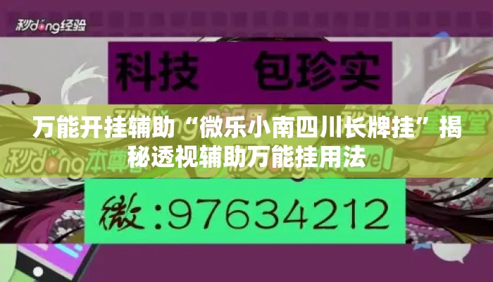 万能开挂辅助“微乐小南四川长牌挂	”揭秘透视辅助万能挂用法