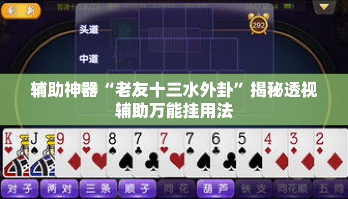 辅助神器“老友十三水外卦”揭秘透视辅助万能挂用法