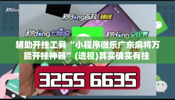 辅助开挂工具“小程序微乐广东麻将万能开挂神器	”(透视)其实确实有挂 