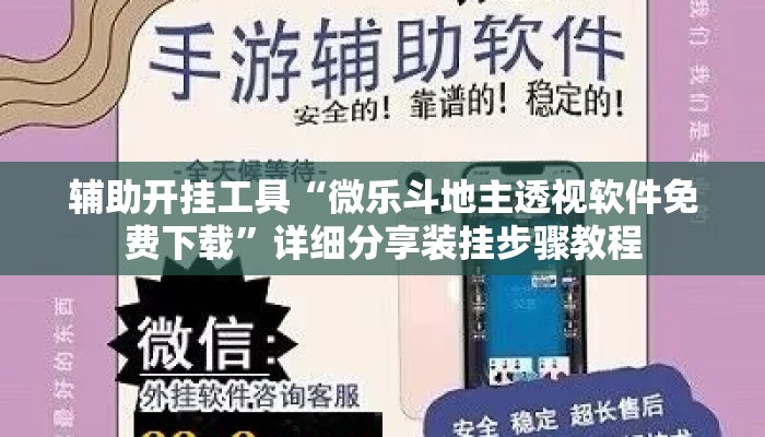 辅助开挂工具“微乐斗地主透视软件免费下载”详细分享装挂步骤教程