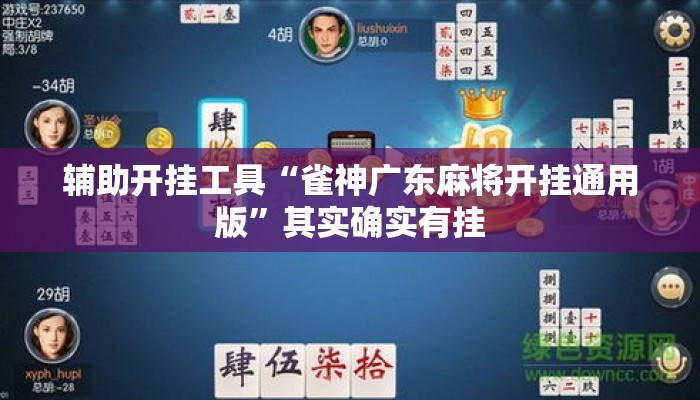 辅助开挂工具“雀神广东麻将开挂通用版”其实确实有挂