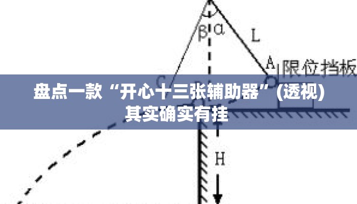 盘点一款“开心十三张辅助器”(透视)其实确实有挂 