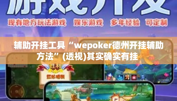 辅助开挂工具“wepoker德州开挂辅助方法”(透视)其实确实有挂 