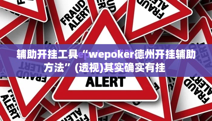 辅助开挂工具“wepoker德州开挂辅助方法”(透视)其实确实有挂 
