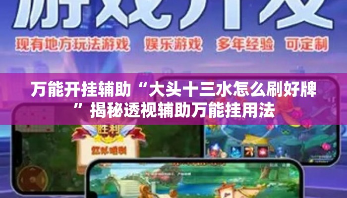 万能开挂辅助“大头十三水怎么刷好牌”揭秘透视辅助万能挂用法