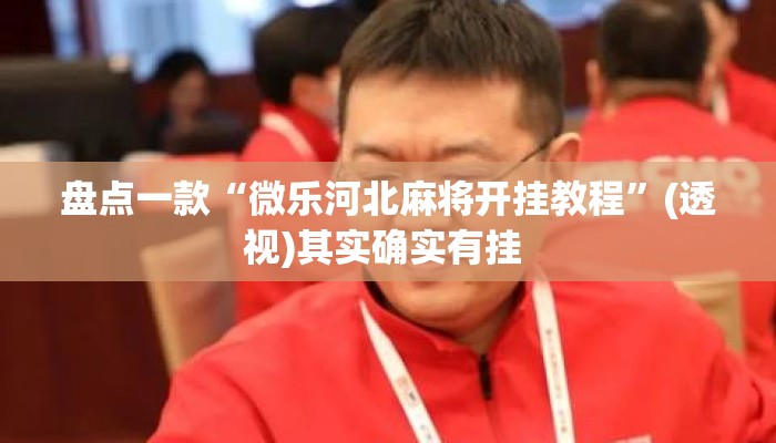 盘点一款“微乐河北麻将开挂教程”(透视)其实确实有挂 