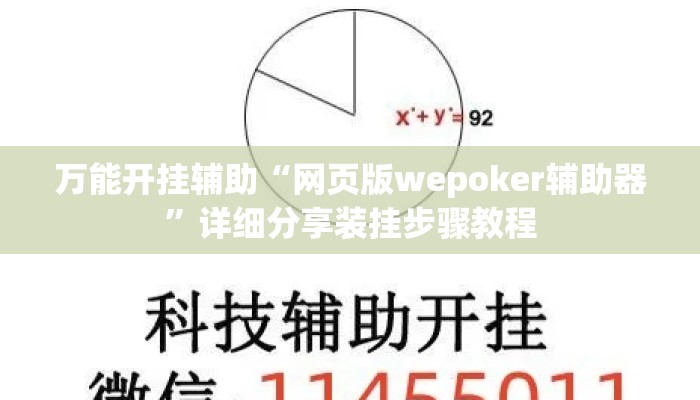 万能开挂辅助“网页版wepoker辅助器”详细分享装挂步骤教程