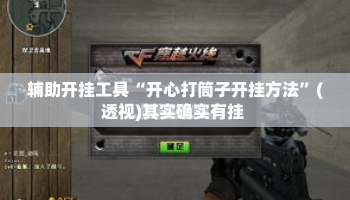 辅助开挂工具“开心打筒子开挂方法”(透视)其实确实有挂 