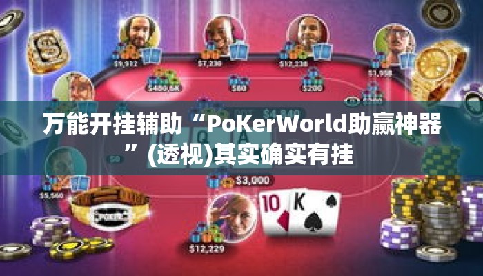 万能开挂辅助“PoKerWorld助赢神器”(透视)其实确实有挂 