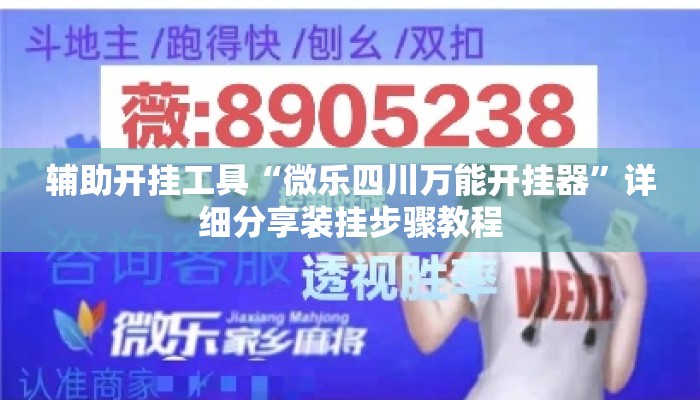 辅助开挂工具“微乐四川万能开挂器”详细分享装挂步骤教程