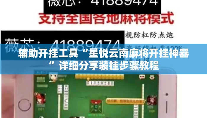 辅助开挂工具“星悦云南麻将开挂神器”详细分享装挂步骤教程