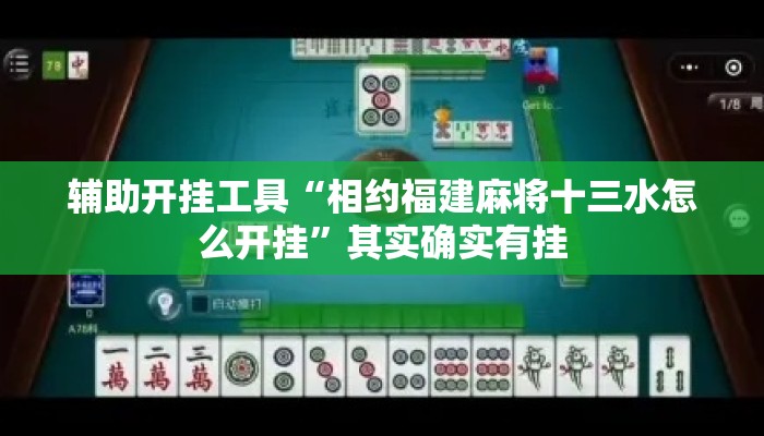 辅助开挂工具“相约福建麻将十三水怎么开挂	”其实确实有挂