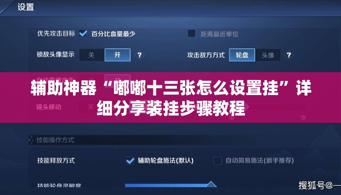辅助神器“嘟嘟十三张怎么设置挂”详细分享装挂步骤教程