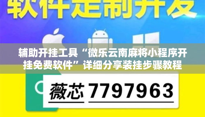 辅助开挂工具“微乐云南麻将小程序开挂免费软件”详细分享装挂步骤教程