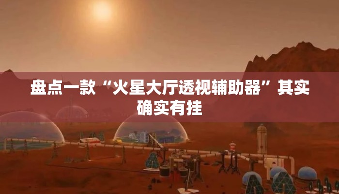 盘点一款“火星大厅透视辅助器”其实确实有挂