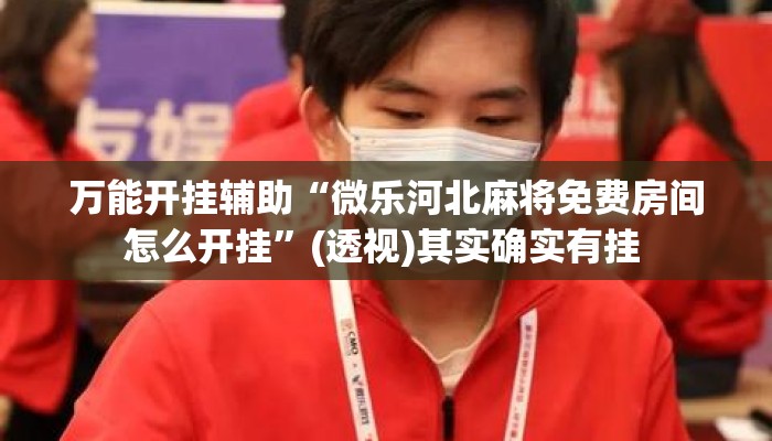 万能开挂辅助“微乐河北麻将免费房间怎么开挂”(透视)其实确实有挂 