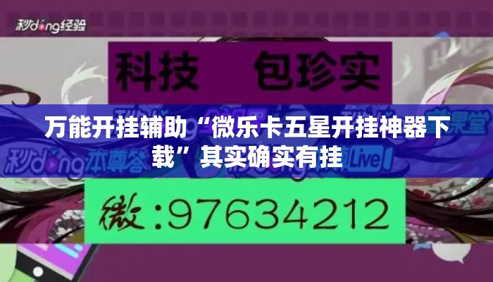 万能开挂辅助“微乐卡五星开挂神器下载	”其实确实有挂