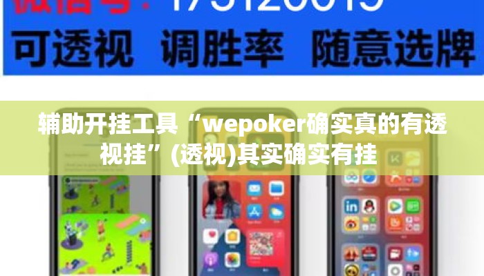 辅助开挂工具“wepoker确实真的有透视挂	”(透视)其实确实有挂 