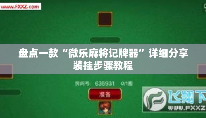 盘点一款“微乐麻将记牌器”详细分享装挂步骤教程