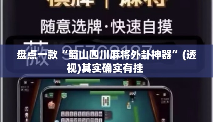 盘点一款“蜀山四川麻将外卦神器”(透视)其实确实有挂 