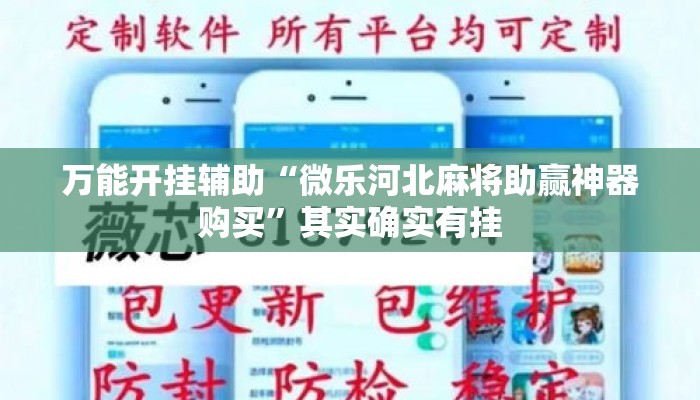 万能开挂辅助“微乐河北麻将助赢神器购买	”其实确实有挂