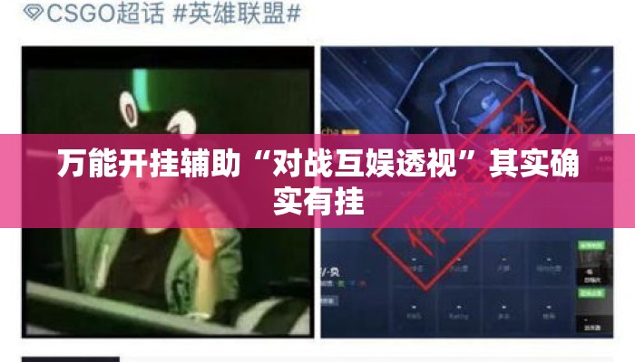 万能开挂辅助“对战互娱透视”其实确实有挂