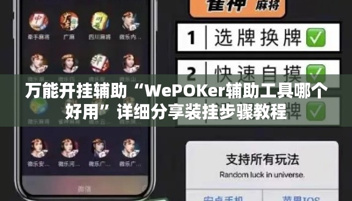 万能开挂辅助“WePOKer辅助工具哪个好用”详细分享装挂步骤教程