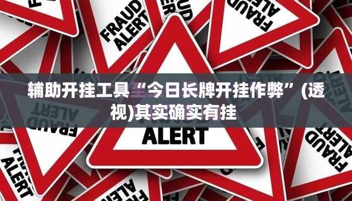 辅助开挂工具“今日长牌开挂作弊”(透视)其实确实有挂 