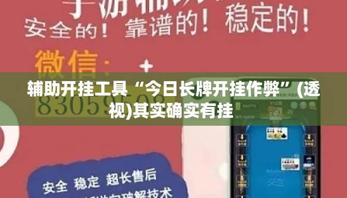 辅助开挂工具“今日长牌开挂作弊	”(透视)其实确实有挂 