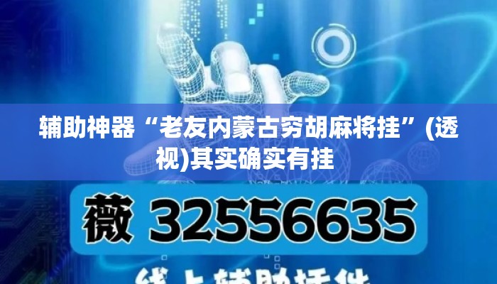 辅助神器“老友内蒙古穷胡麻将挂”(透视)其实确实有挂 