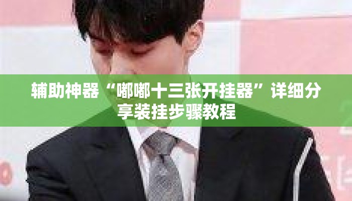 辅助神器“嘟嘟十三张开挂器”详细分享装挂步骤教程