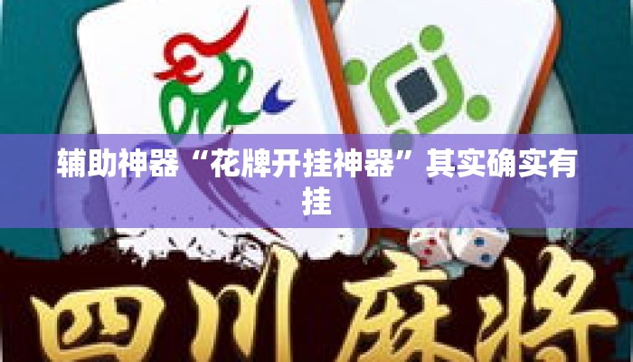辅助神器“花牌开挂神器”其实确实有挂